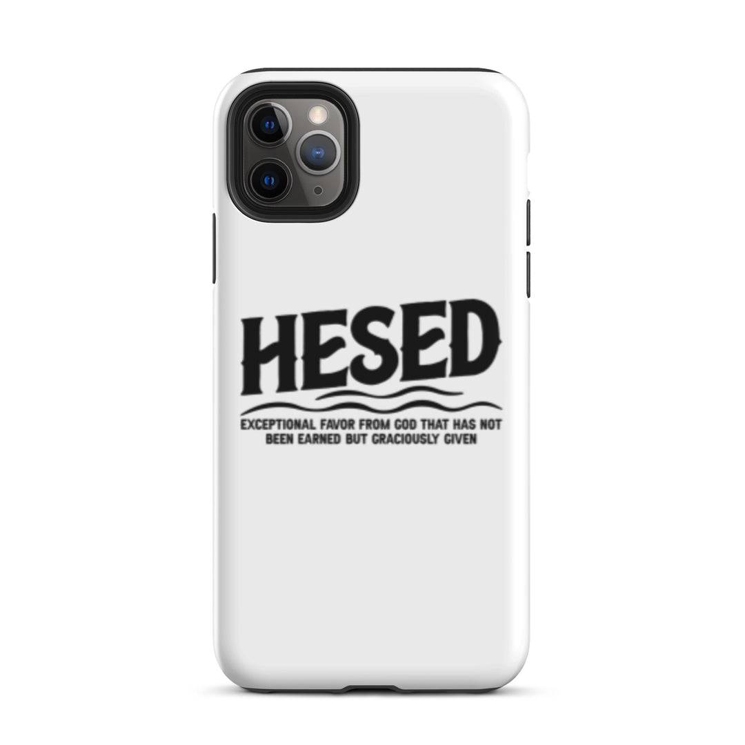 Christian Phone Case Hesed Exceptional Favor White for iPhone® iPhone® Phone Cases Glossy iPhone 11 Pro Max 