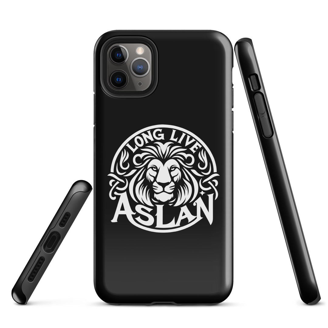 Christian Phone Case Long Live Aslan Black for iPhone® iPhone® Phone Cases   