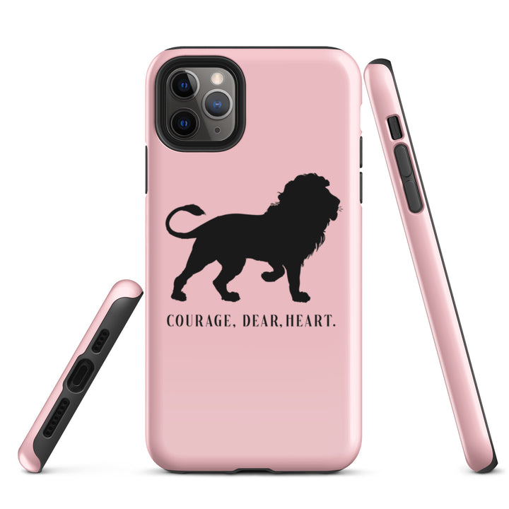 Christian Phone Case Courage Dear Heart Pink for iPhone® iPhone® Phone Cases   