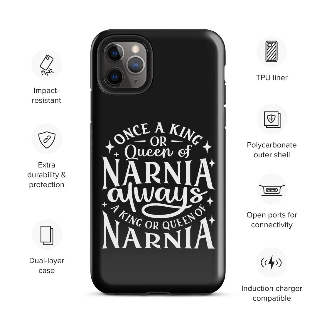 Christian Phone Case King or Queen Narnia Black for iPhone® iPhone® Phone Cases   