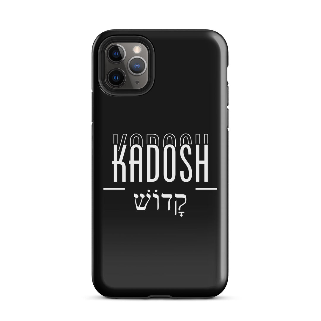 Christian Phone Case Kadosh Hebrew Black for iPhone® iPhone® Phone Cases Glossy iPhone 11 Pro Max 