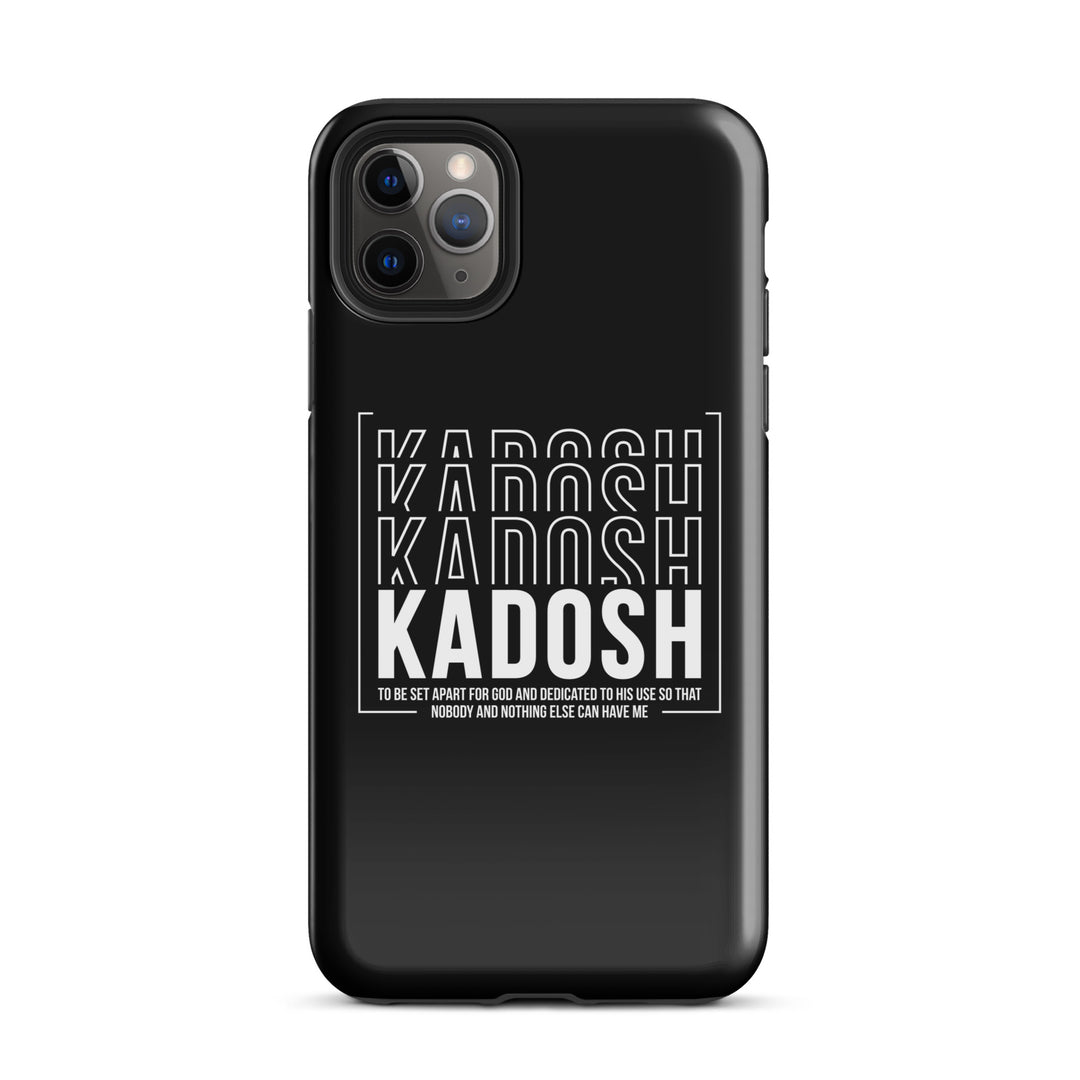 Christian Phone Case Kadosh Dedicated To His Use Black for iPhone® iPhone® Phone Cases Glossy iPhone 11 Pro Max 