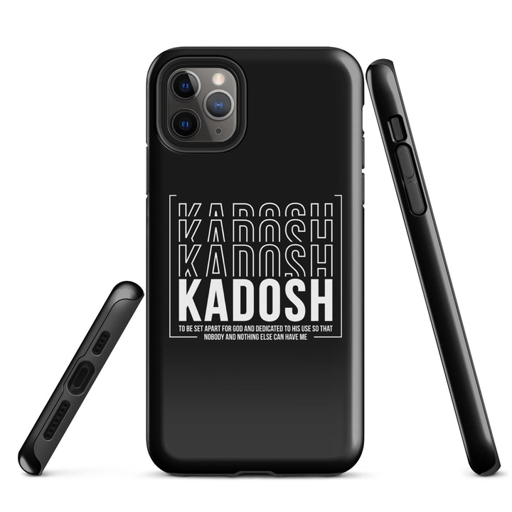 Christian Phone Case Kadosh Dedicated To His Use Black for iPhone® iPhone® Phone Cases   