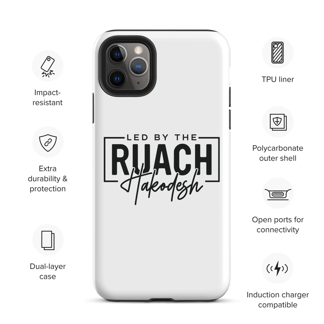 Christian Phone Case Led By Ruach Hakodesh White for iPhone® iPhone® Phone Cases   