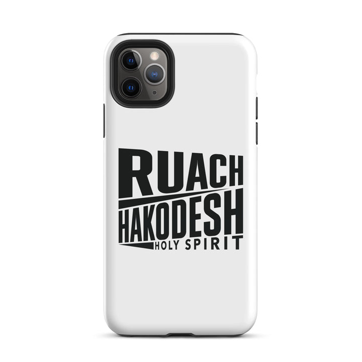 Christian Phone Case Ruach Hakodesh Holy Spirit White for iPhone® iPhone® Phone Cases Glossy iPhone 11 Pro Max 