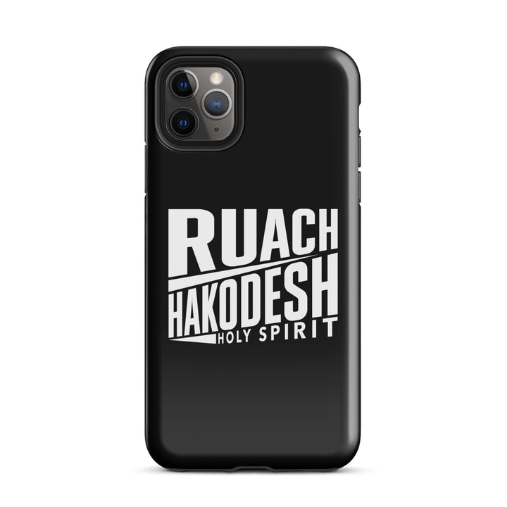 Christian Phone Case Ruach Hakodesh Holy Spirit Black for iPhone® iPhone® Phone Cases Glossy iPhone 11 Pro Max 