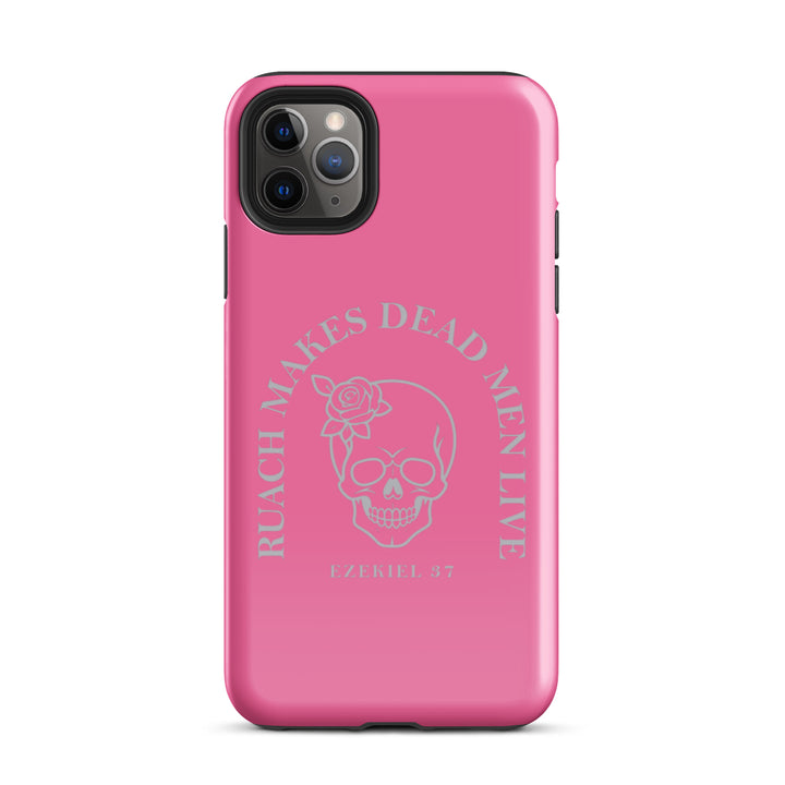 Christian Phone Case Ruach Makes Dead Men Live Pink for iPhone® iPhone® Phone Cases Glossy iPhone 11 Pro Max 