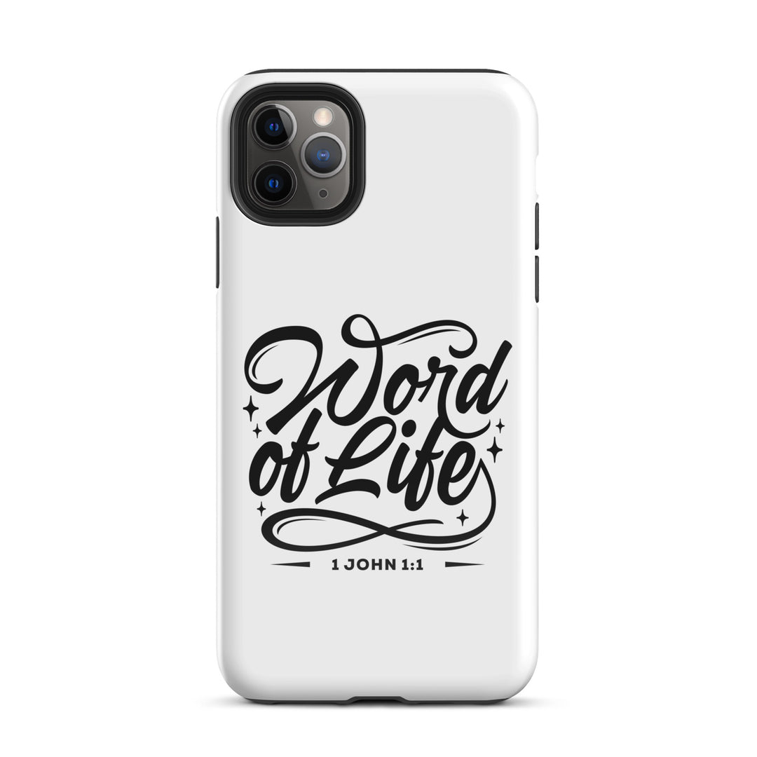 Christian Phone Case Word of Life White for iPhone® iPhone® Phone Cases Glossy iPhone 11 Pro Max 