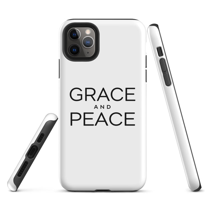 Christian Phone Case Grace and Peace White for iPhone® iPhone® Phone Cases   