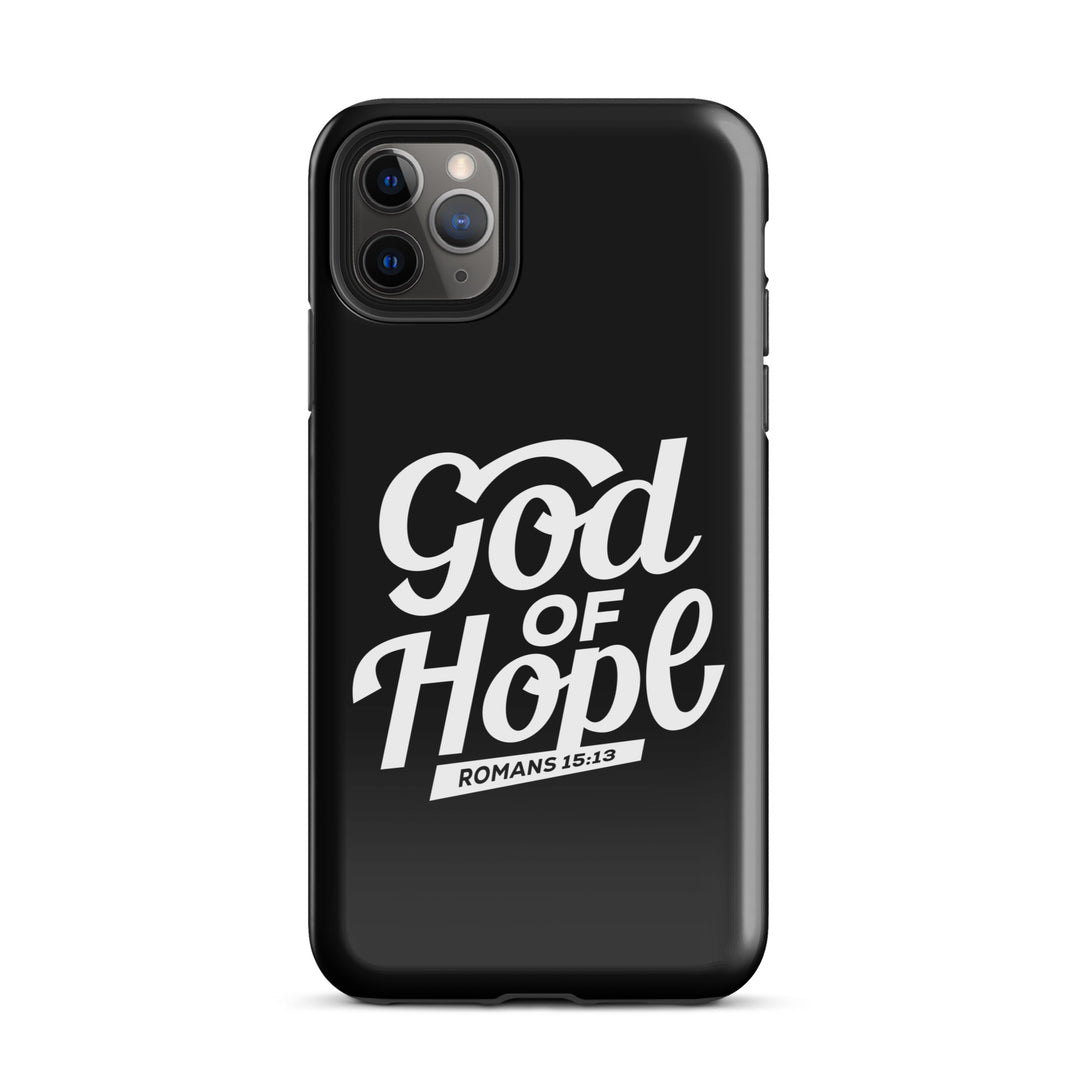 Christian Phone Case God of Hope Black for iPhone® iPhone® Phone Cases Glossy iPhone 11 Pro Max 