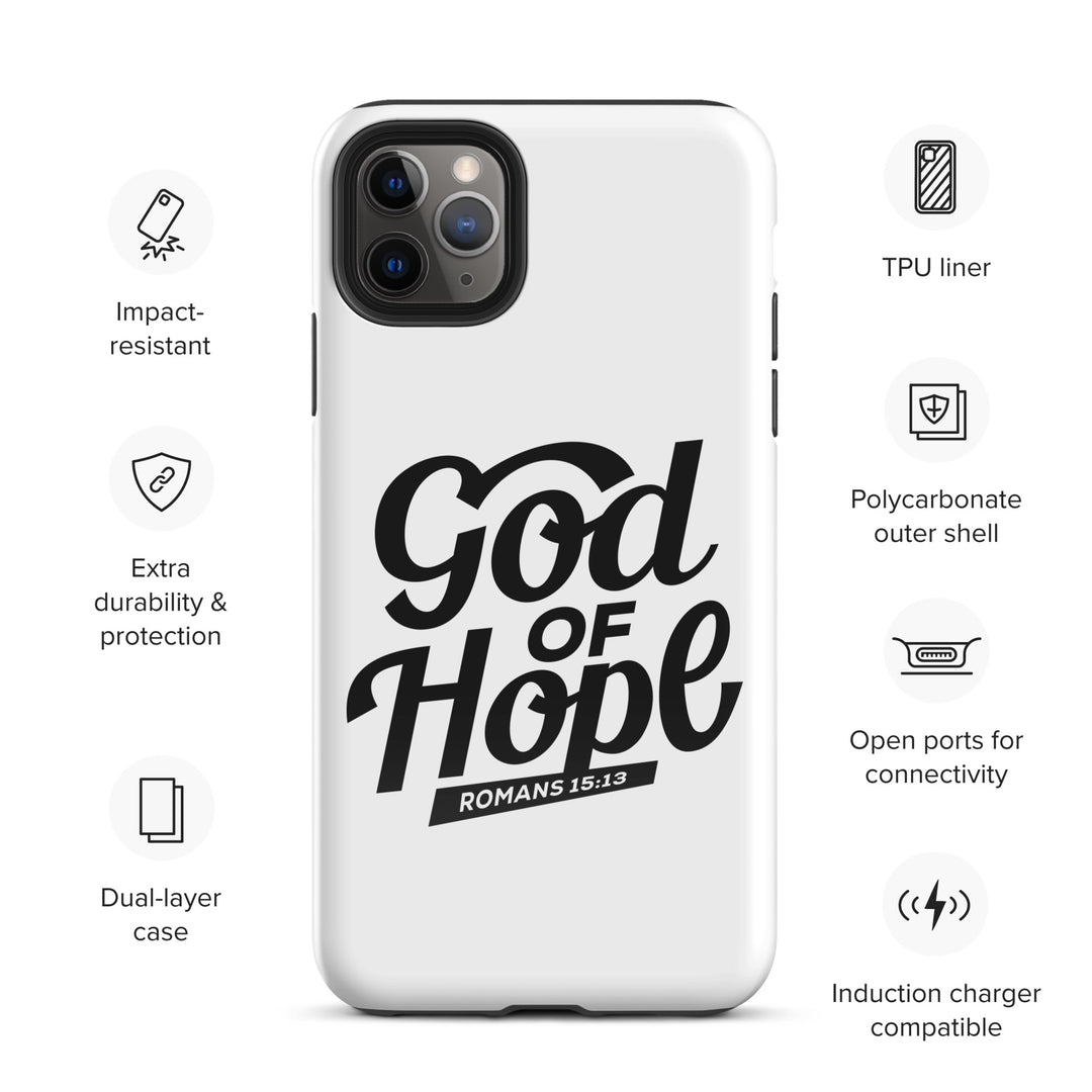 Christian Phone Case God of Hope White for iPhone® iPhone® Phone Cases   