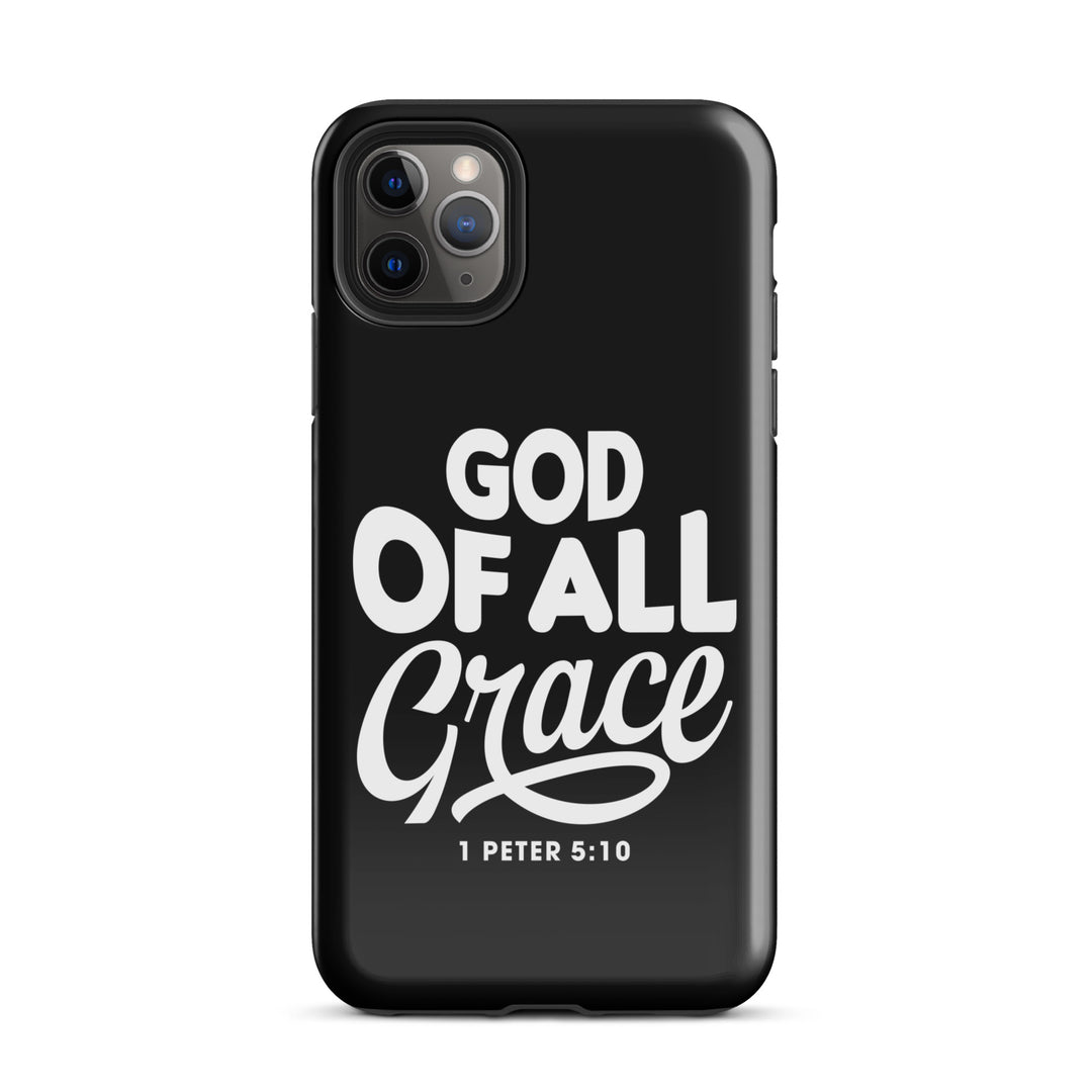 Christian Phone Case God of All Grace Black for iPhone® iPhone® Phone Cases Glossy iPhone 11 Pro Max 