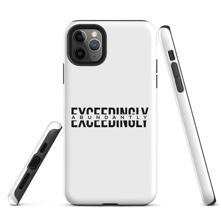 Christian Phone Case Exceedingly Abundantly White for iPhone® iPhone® Phone Cases   