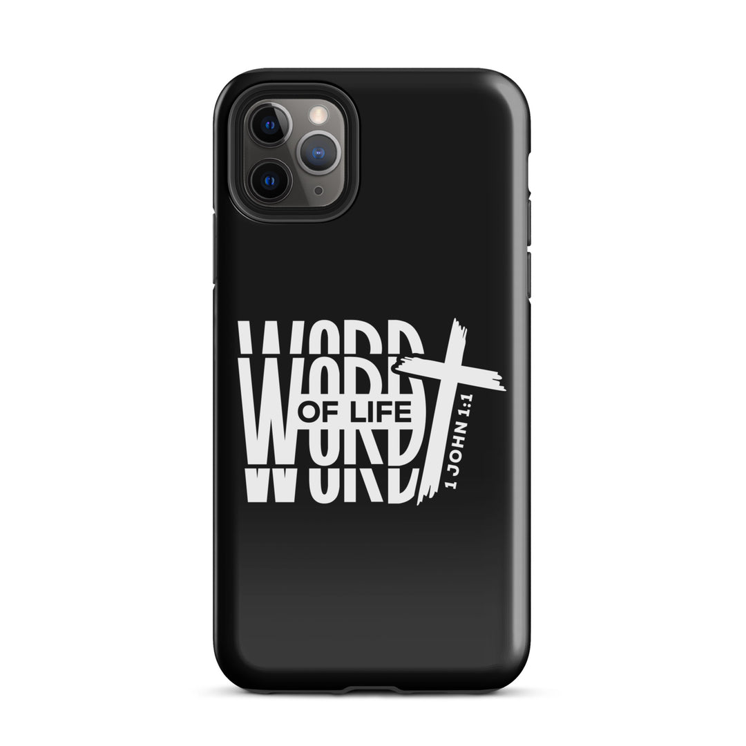 Christian Phone Case Word of Life Black for iPhone® iPhone® Phone Cases Glossy iPhone 11 Pro Max 