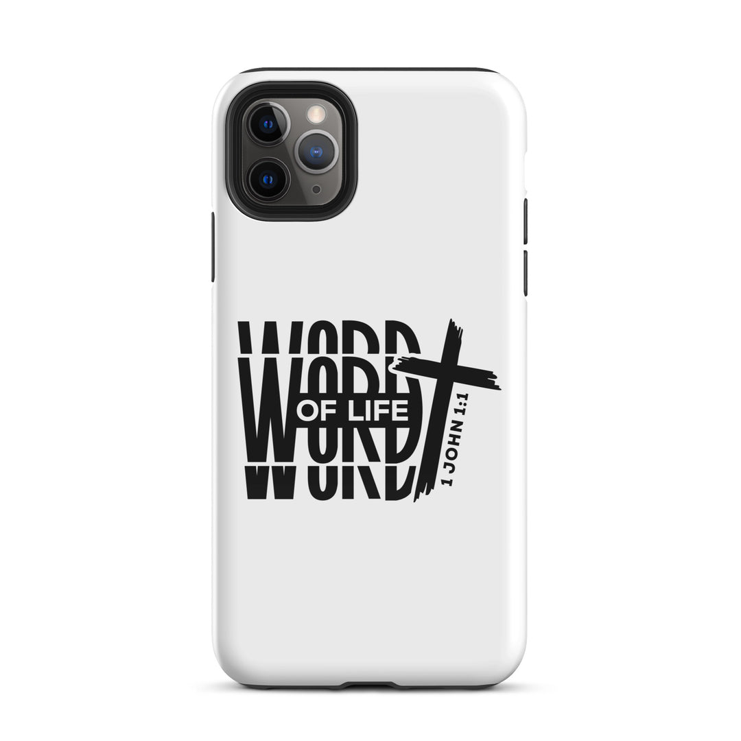 Christian Phone Case Word of Life White for iPhone® iPhone® Phone Cases Glossy iPhone 11 Pro Max 