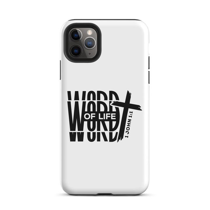 Christian Phone Case Word of Life White for iPhone® iPhone® Phone Cases Glossy iPhone 11 Pro Max 