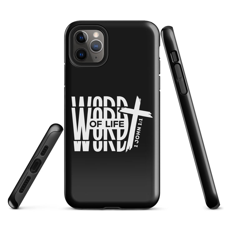 Christian Phone Case Word of Life Black for iPhone® iPhone® Phone Cases   