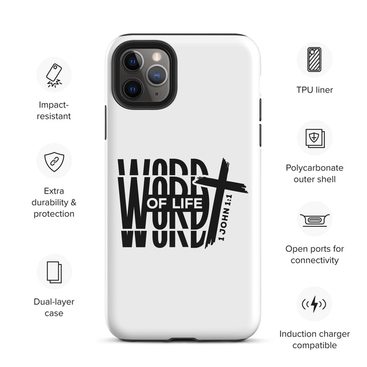 Christian Phone Case Word of Life White for iPhone® iPhone® Phone Cases   