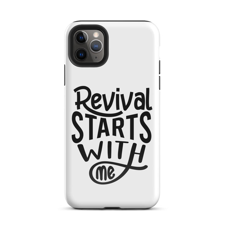 Christian Phone Case Revival Starts With Me White for iPhone® iPhone® Phone Cases Glossy iPhone 11 Pro Max 