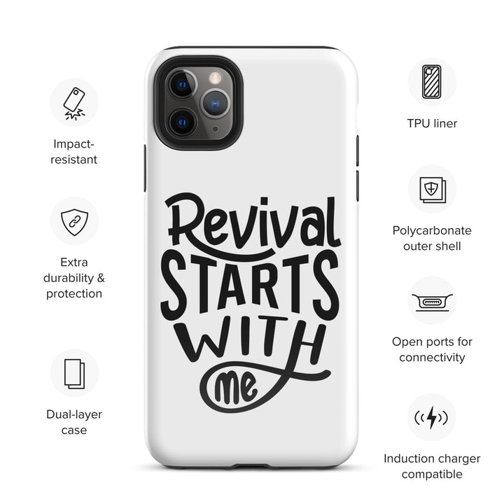 Christian Phone Case Revival Starts With Me White for iPhone® iPhone® Phone Cases   