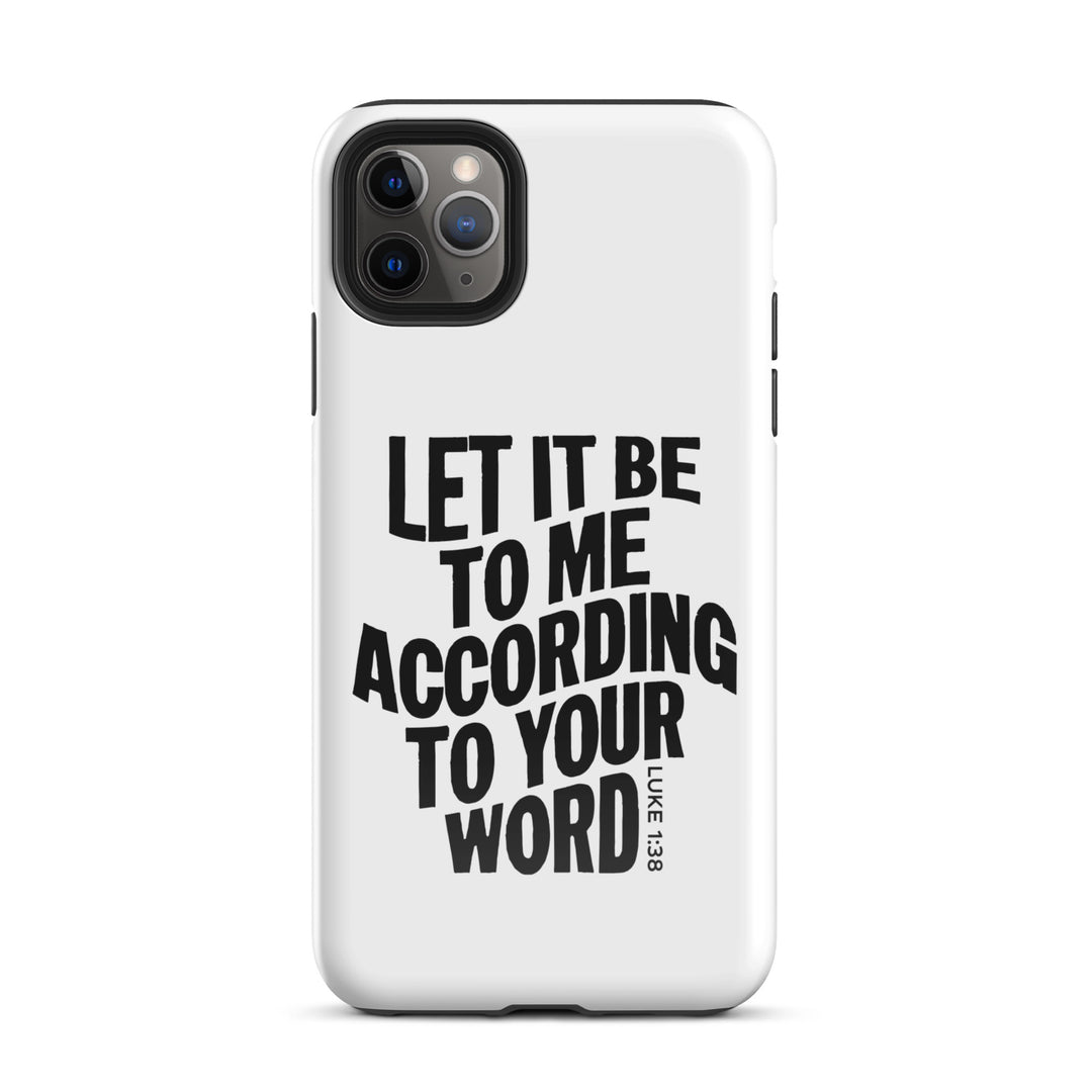 Christian Phone Case According To Your Word White for iPhone® iPhone® Phone Cases Glossy iPhone 11 Pro Max 