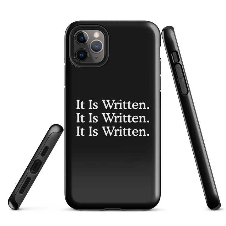 Christian Phone Case It Is Written Black for iPhone® iPhone® Phone Cases   