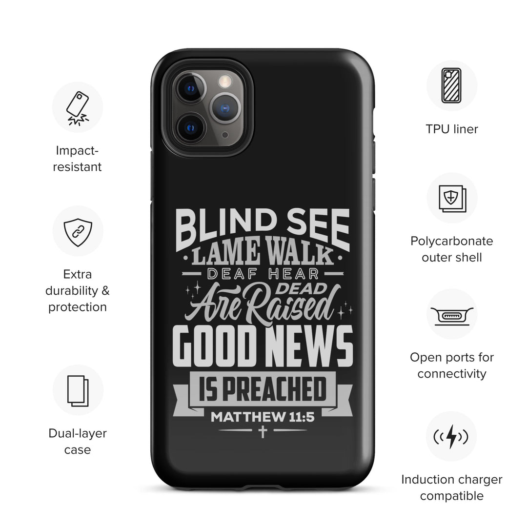 Christian Phone Case Go Tell John Black for iPhone® iPhone® Phone Cases   