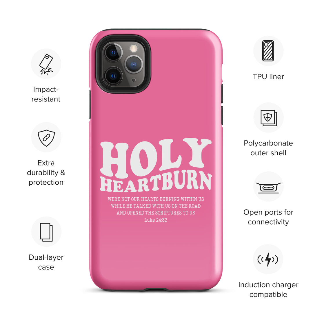 Christian Phone Case Holy Heartburn Pink  for iPhone® iPhone® Phone Cases   