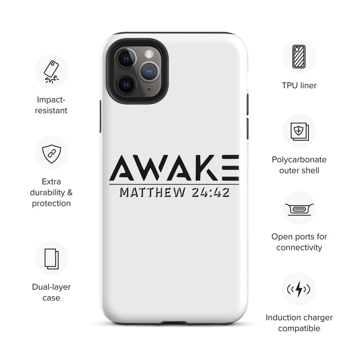 Christian Phone Case Awake White for iPhone® iPhone® Phone Cases   