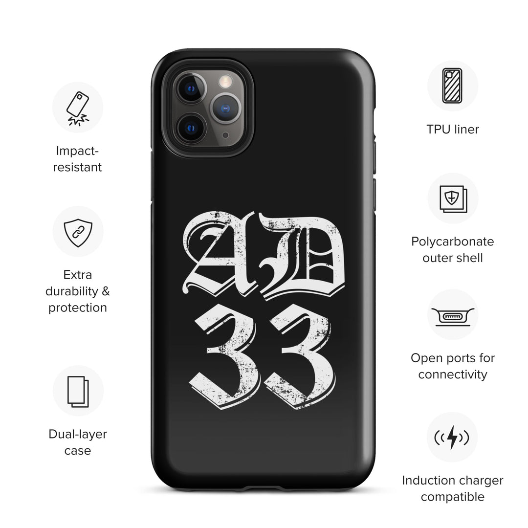 Christian Phone Case AD 33 Old English Black for iPhone® iPhone® Phone Cases   