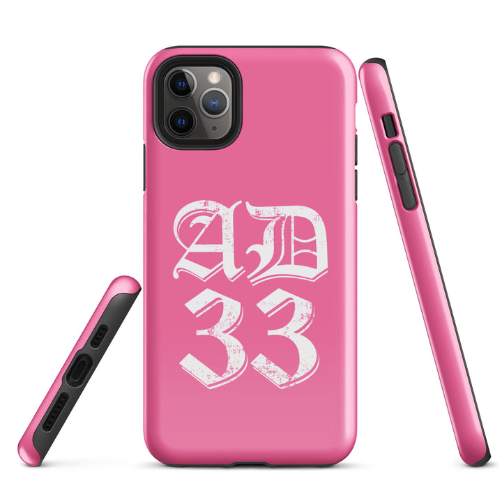 Christian Phone Case AD 33 Old English Pink for iPhone® iPhone® Phone Cases   