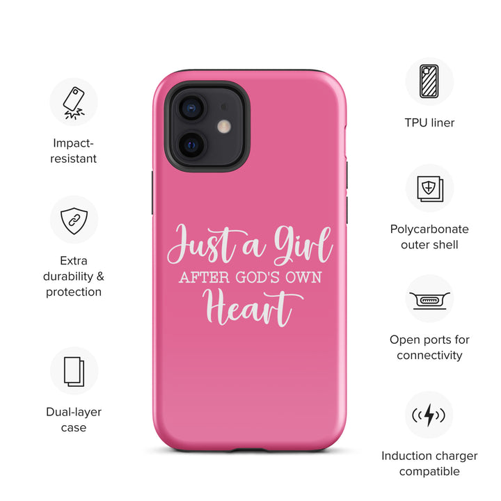 Christian Phone Case Girl After God's Heart for iPhone® iPhone® Phone Cases   