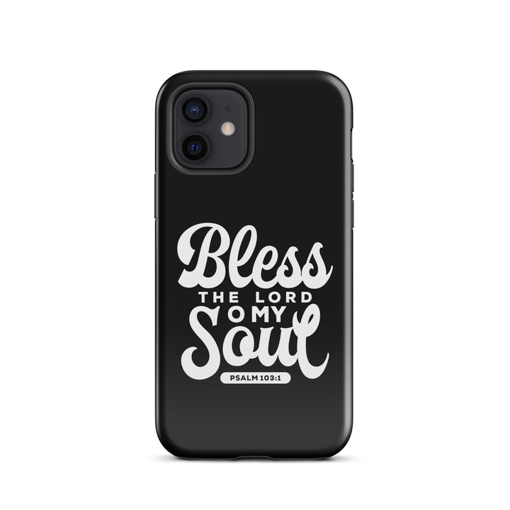 Christian Phone Case Bless The Lord Tough for iPhone® iPhone® Phone Cases Glossy iPhone 12 