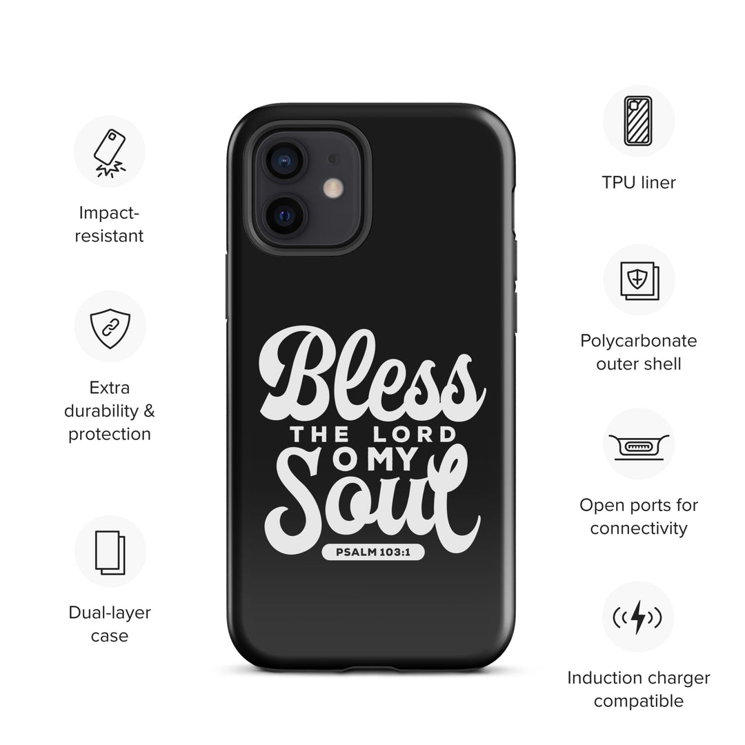 Christian Phone Case Bless The Lord Tough for iPhone® iPhone® Phone Cases   