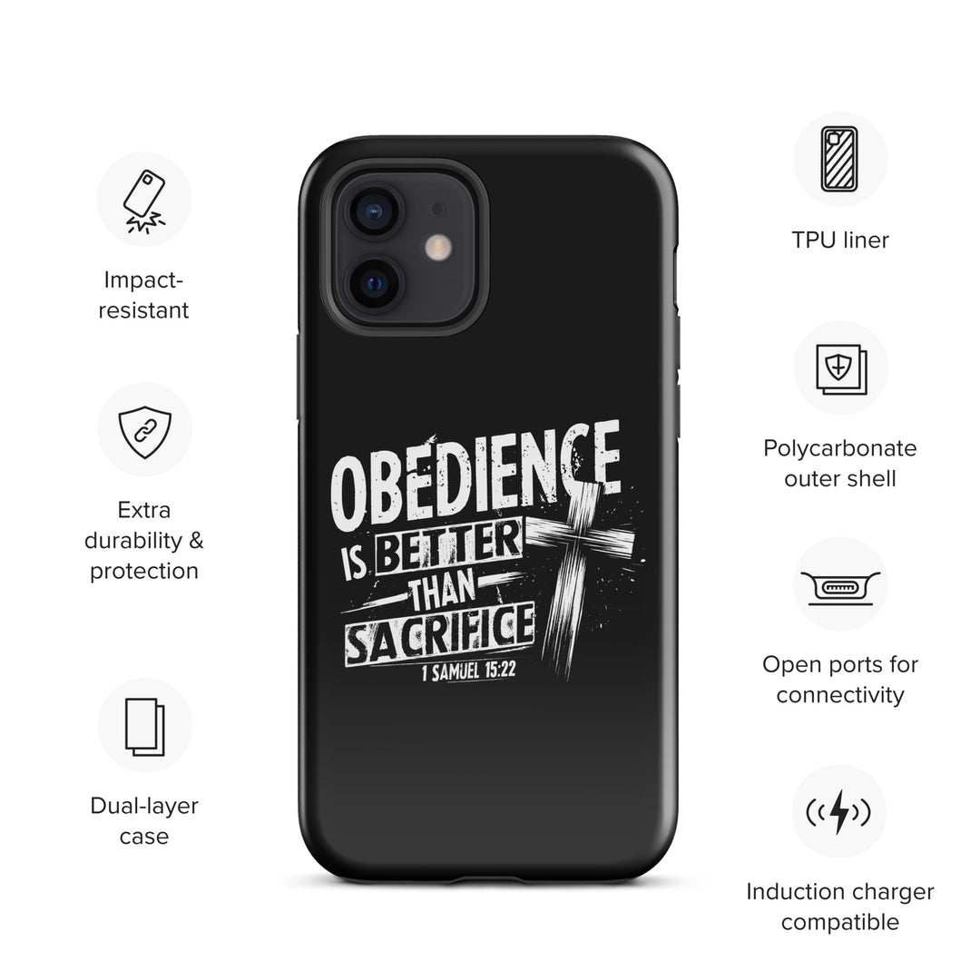 Christian Phone Case Obedience Is Better for iPhone® iPhone® Phone Cases   