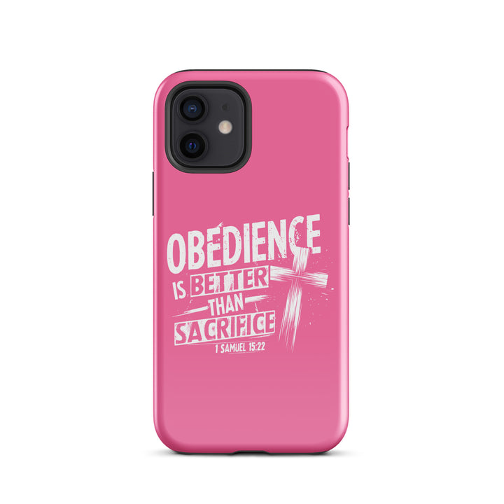 Christian Phone Case Obedience IS Better for iPhone® iPhone® Phone Cases Glossy iPhone 12 