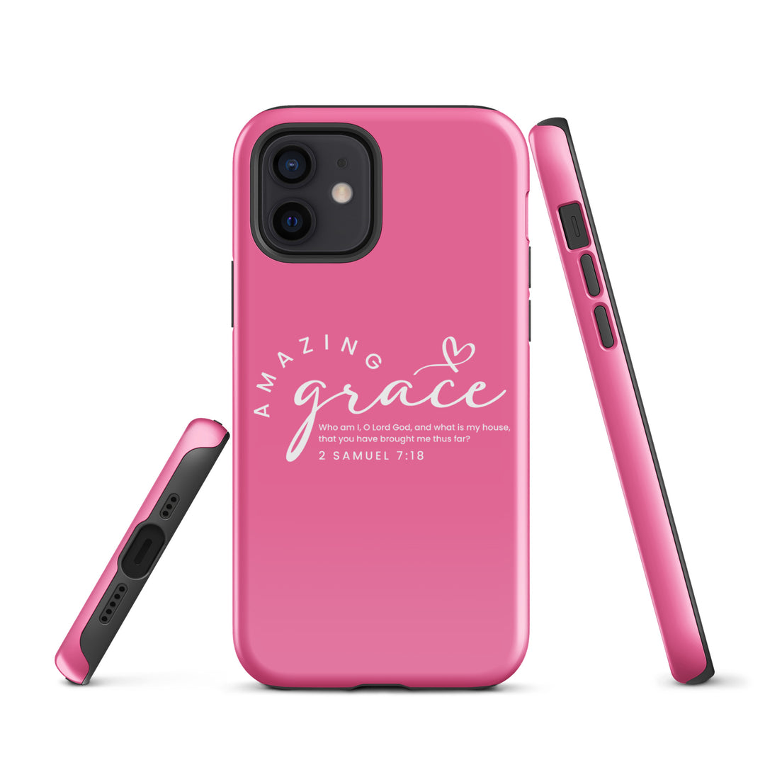 Christian Phone Case Amazing Grace Pink for iPhone® iPhone® Phone Cases   