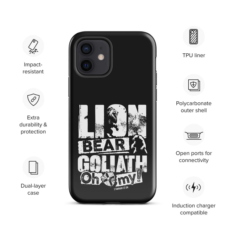 Christian Phone Case Lion Bear Goliath for iPhone® iPhone® Phone Cases   