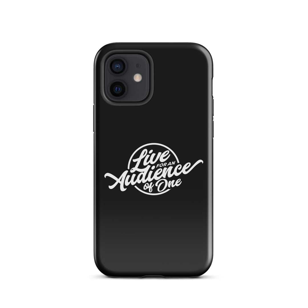 Christian Phone Case Audience of One Black for iPhone® iPhone® Phone Cases Glossy iPhone 12 