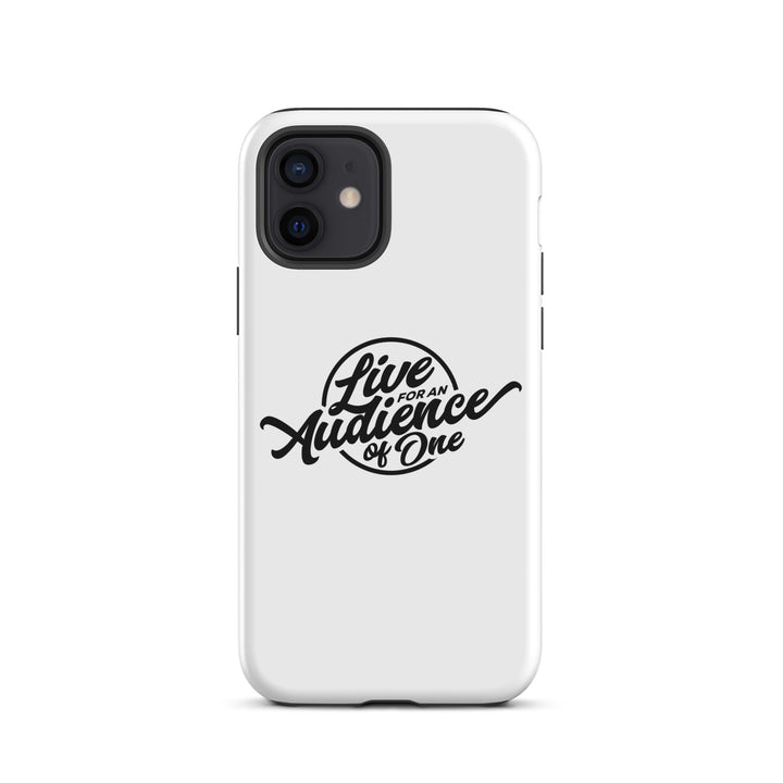 Christian Phone Case Audience of One White for iPhone® iPhone® Phone Cases Glossy iPhone 12 