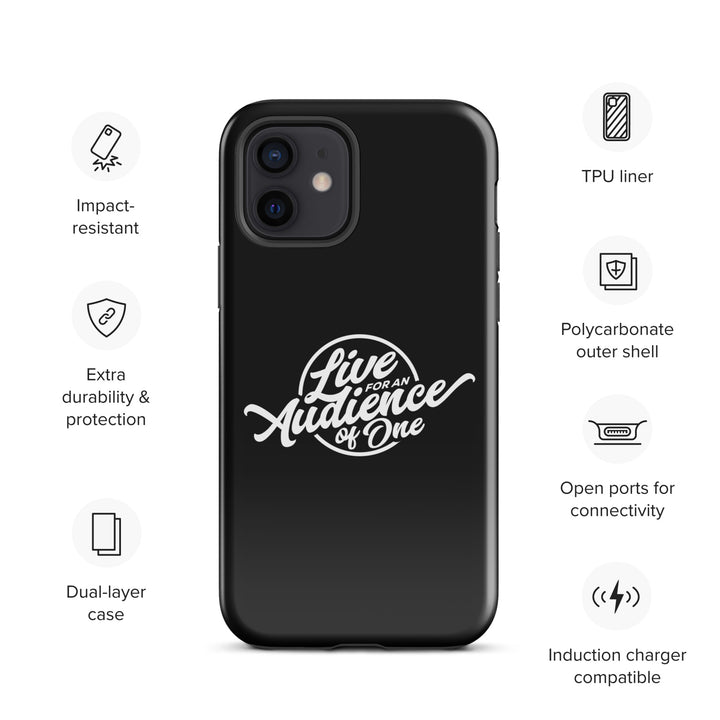 Christian Phone Case Audience of One Black for iPhone® iPhone® Phone Cases   