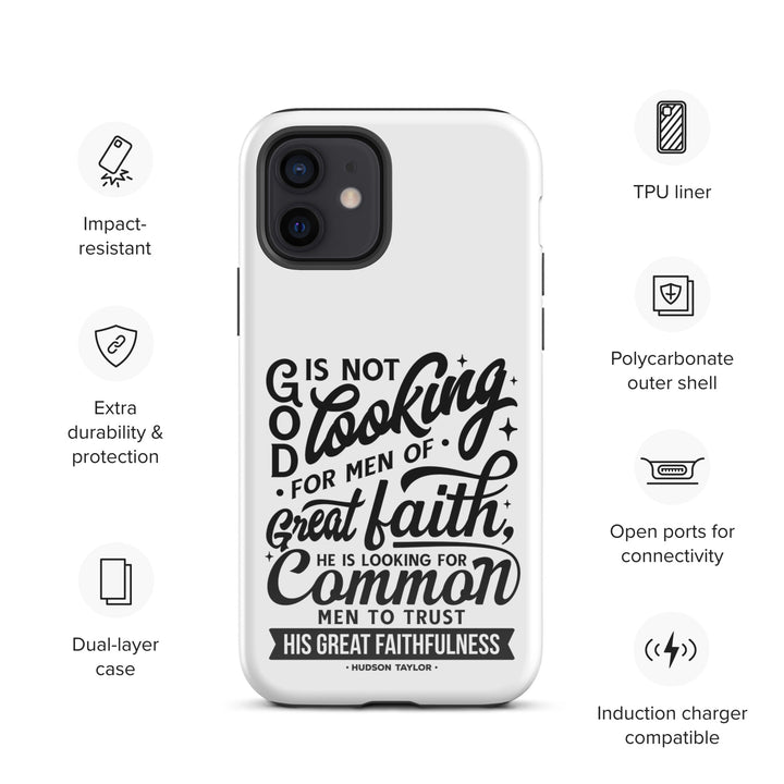 Christian Phone Case Common Men White for iPhone® iPhone® Phone Cases   