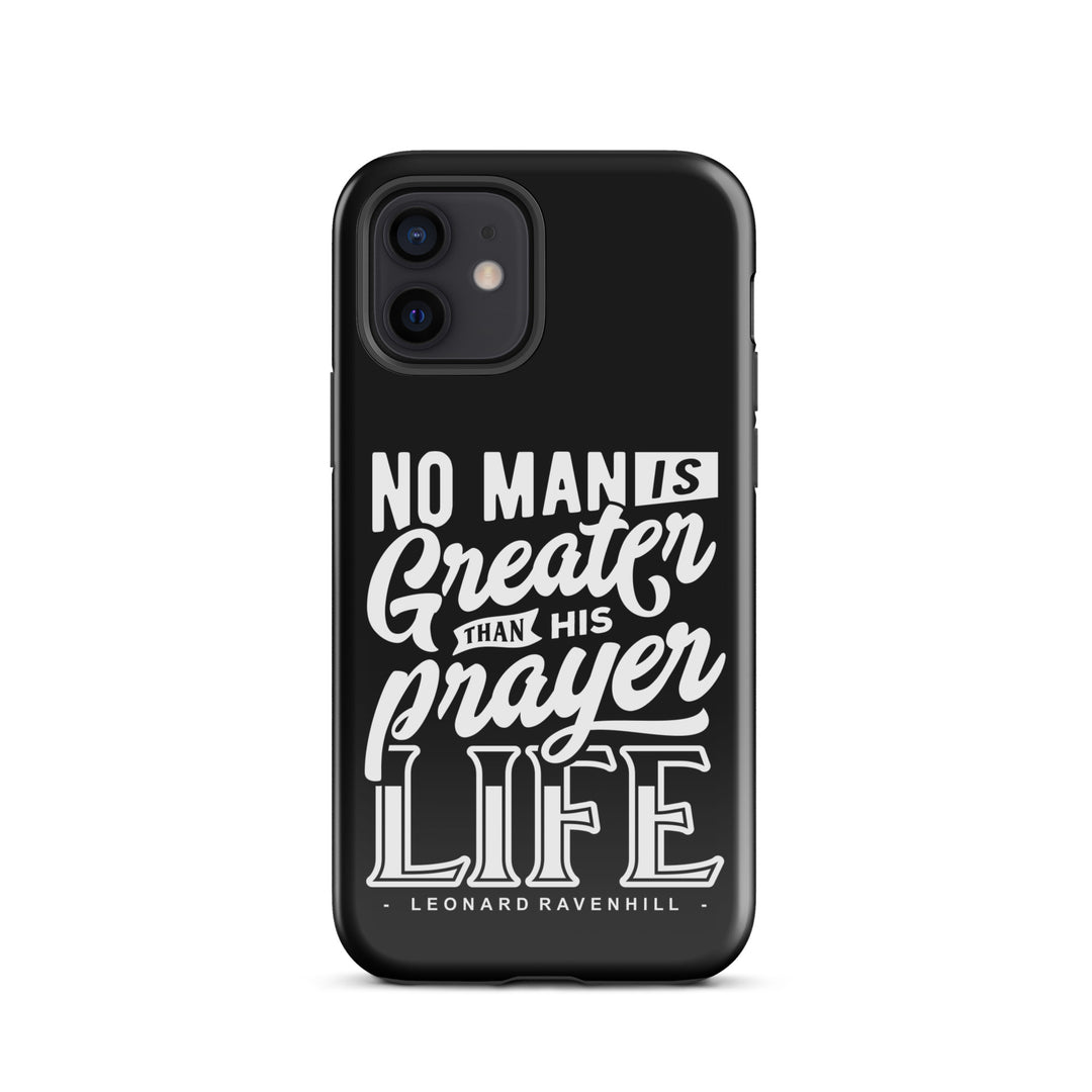 Christian Phone Case Prayer Life Black for iPhone® iPhone® Phone Cases Glossy iPhone 12 