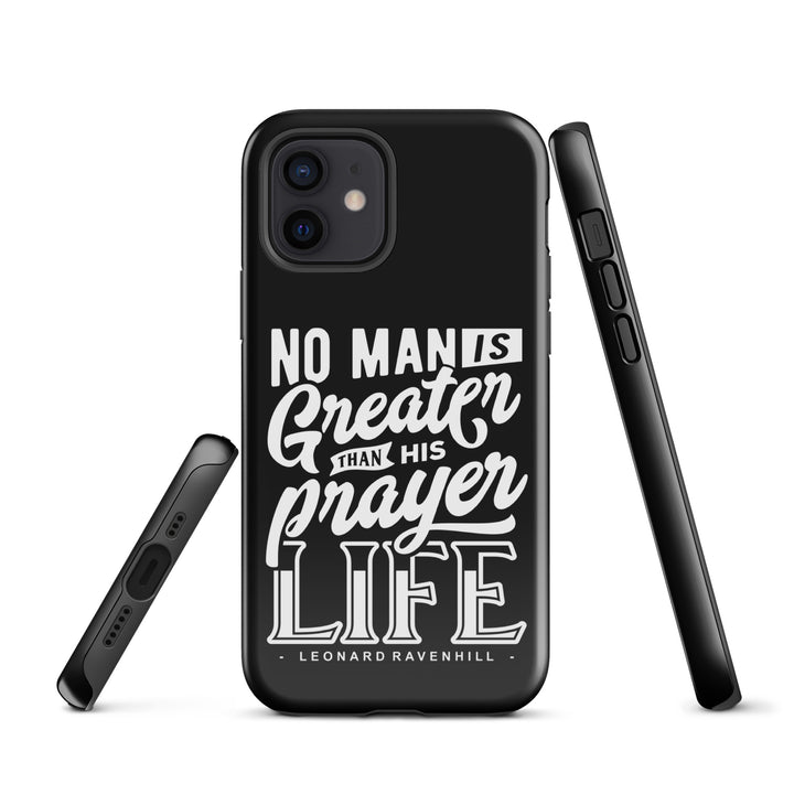 Christian Phone Case Prayer Life Black for iPhone® iPhone® Phone Cases   