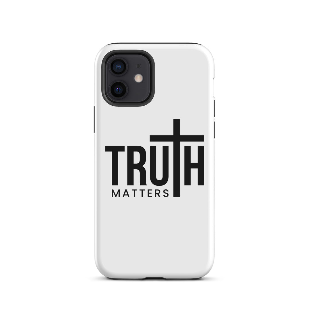 Christian Phone Case Truth Matters White for iPhone® iPhone® Phone Cases Glossy iPhone 12 