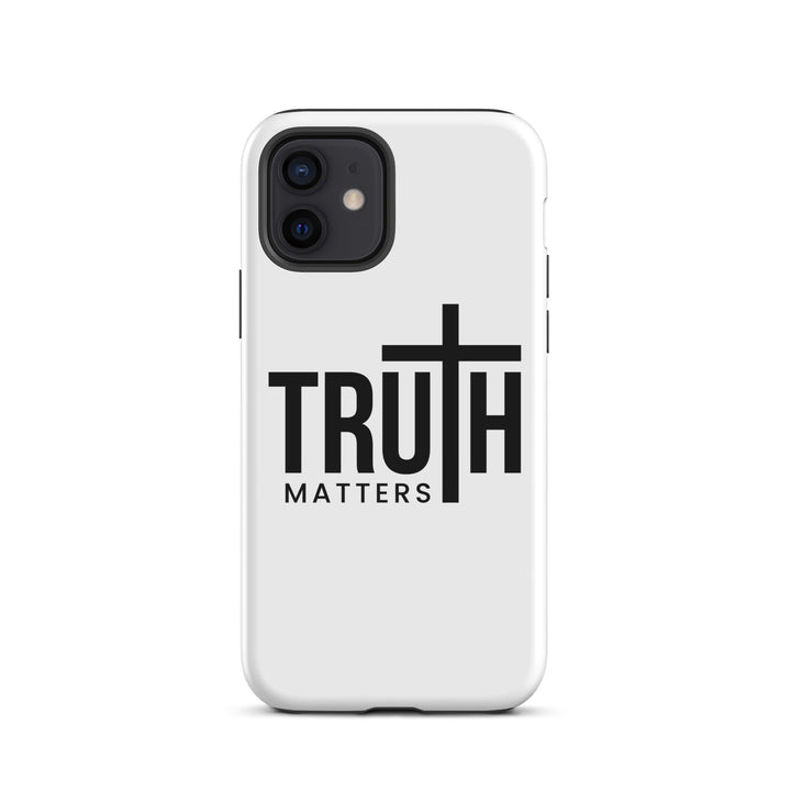 Christian Phone Case Truth Matters White for iPhone® iPhone® Phone Cases Glossy iPhone 12 