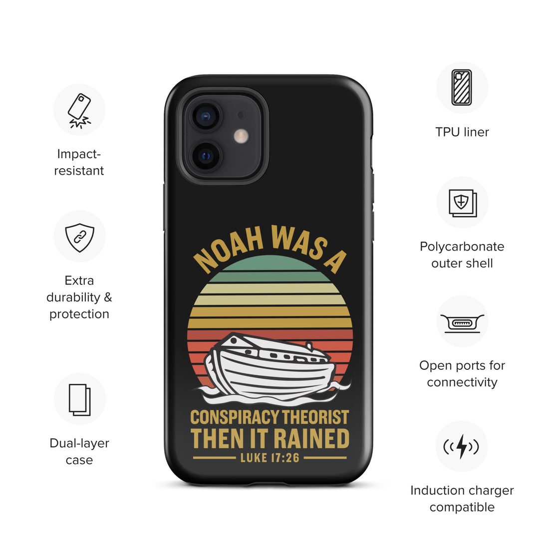 Christian Phone Case Noah Conspiracy Black for iPhone® iPhone® Phone Cases   