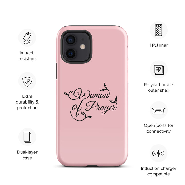 Christian Phone Case Woman of Prayer Pink for iPhone® iPhone® Phone Cases   