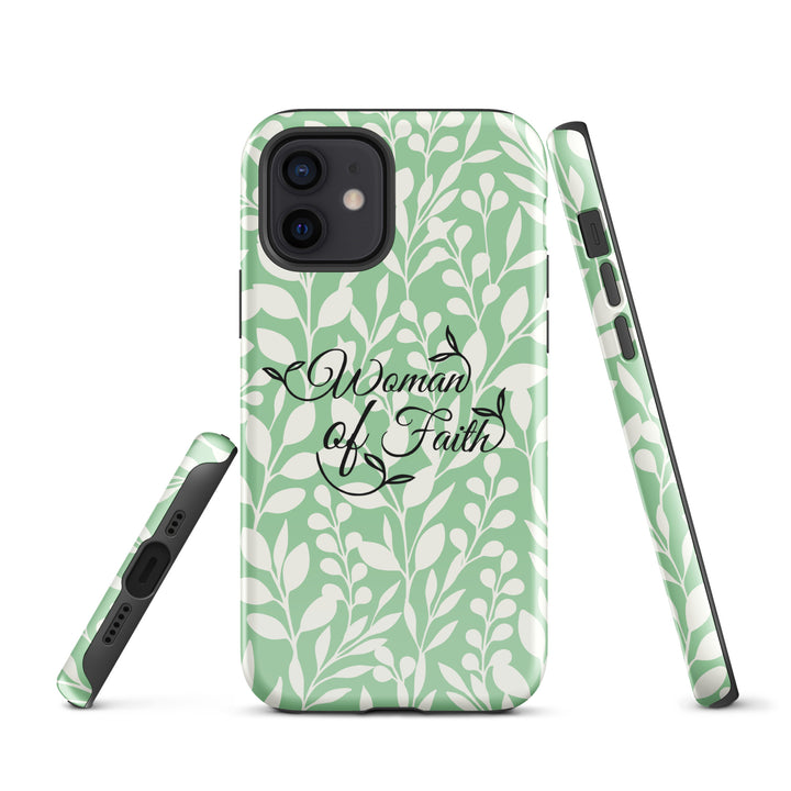 Christian Phone Case Woman of Faith Green for iPhone® iPhone® Phone Cases   