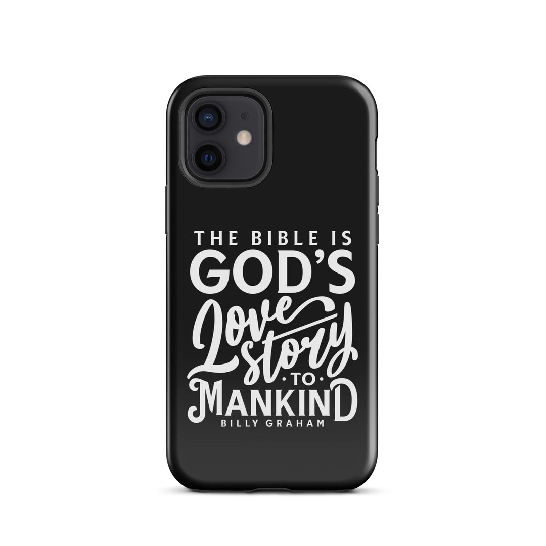 Christian Phone Case God's Love Story Black for iPhone® iPhone® Phone Cases Glossy iPhone 12 